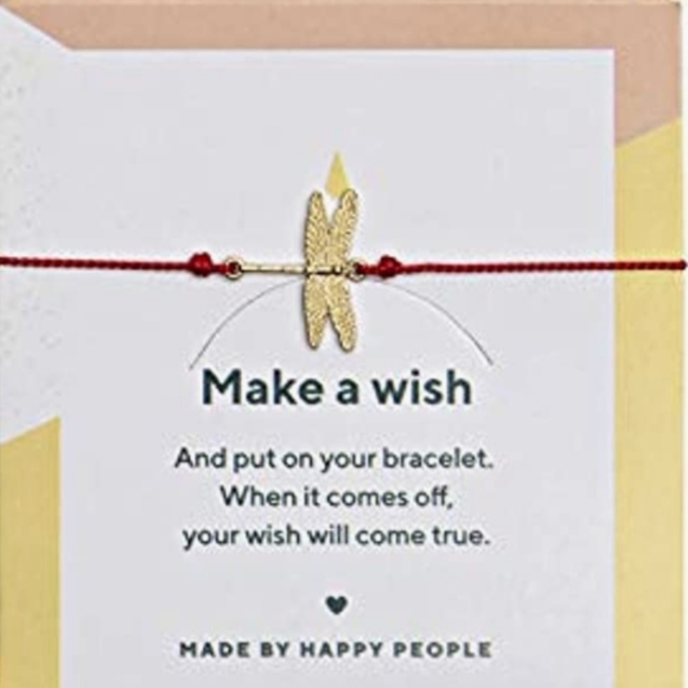 Brand new dragonfly wish bracelet